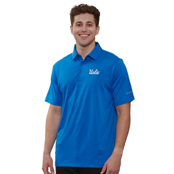 UCLA Script Drive Polo Blue